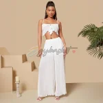 SHEIN Tall Women's Tank Top & Wide Leg Pants Set - Image 2
