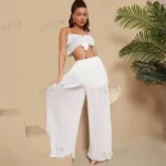 SHEIN Tall Women's Tank Top & Wide Leg Pants Set