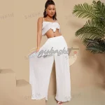 SHEIN Tall Women's Tank Top & Wide Leg Pants Set - Image 4