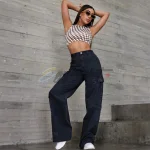 SHEIN EZwear Zipper Fly Flap Pocket Boyfriend Jeans - Image 4