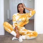SHEIN EZwear Tie Dye Pullover & Joggers Set - Image 2