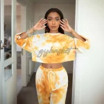 SHEIN EZwear Tie Dye Pullover & Joggers Set - Image 5