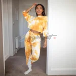 SHEIN EZwear Tie Dye Pullover & Joggers Set - Image 6