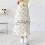 SHEIN DAZY High Waist Floral Print All Over Skirt - Image 5
