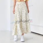SHEIN DAZY High Waist Floral Print All Over Skirt - Image 3