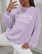 SHEIN Lilac Graphic Sweatshirt - Image 9