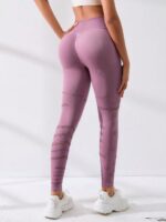 SHEIN Yoga Trendy Wide Waistband Leggings - Image 6