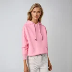 SHEIN EZwear Kangaroo Pocket Drawstring Thermal Lined Hoodie