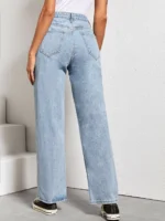 Shein Ripped Straight Collar Youth Jeans - Image 4