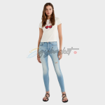 Stradivarius Ripped skinny jeansn with regular waist - Image 2