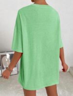 SHEIN EZwear Floral Tee T-shirts - Image 4