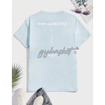 SHEIN Manfinity Slogan Tee