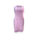 Shein Pink Sleeveless Sheath Dress - Image 2