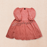Shein A pink, puff-sleeve dress - Image 2