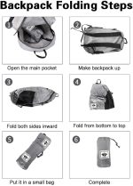 Lightweight Portable Folding Backpack Unesex - Image 5