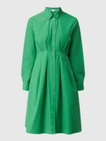 s.Oliver Hemdblusenkleid aus Baumwolle in gruen - Image 2