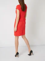 Comma delicate red sleeveless dress - Image 4