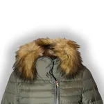 SHEIN Faux Fur Puffer Jacket - Image 4