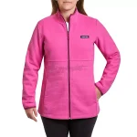 Land's End Women's Long Sleeve Full Zip Grid Fleece Jacket - Image 3