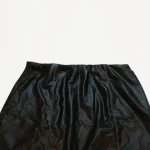 Shein Sleek Faux Leather A-Line Skirt - Image 4