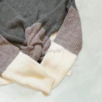 Shein Color Block Knit Pullover Sweater - Image 2