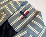 Tommy Hilfiger women's suit casual striped blazer - Image 7