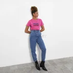 Women's "Never Ending" Pink Graphic Tee - Image 7
