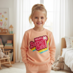 LCWAIKIKI BARBIE girls fleece pajama set