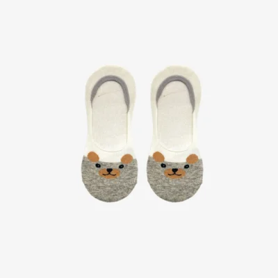 Adorable Ankle Socks Bear Shaped