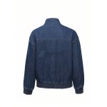 SHEIN Slant‑Pocket Zip Denim Jacket - Image 2