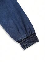 SHEIN Slant‑Pocket Zip Denim Jacket - Image 3