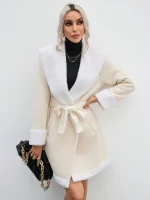 SHEIN Teddy Coat