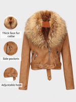 Shein Vintage Fur Jacket - Image 2