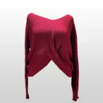 Shein V-Neck Wrap Sweater - Image 2