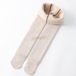 Colon fleece wool lined girls pantyhose for warm weather max warmth