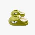 Children's Cotton Slippers Green 16 cm - Image 3