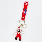 Super Mario Keychain White