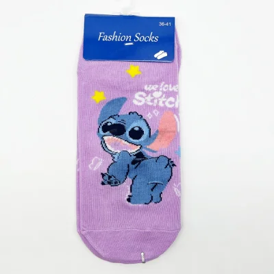 Stitch Purple Women Socks