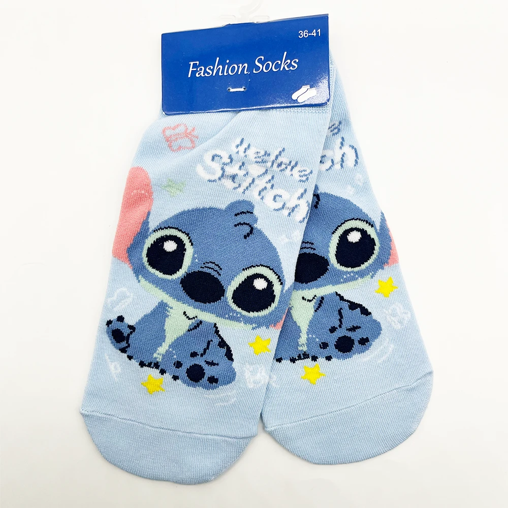 stitch2 Stitch Baby Blue Socks - Image 1