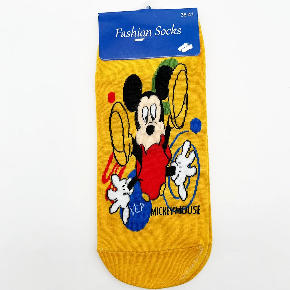 yellow mickey2 Yellow Mickey Women Socks - Image 1