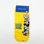 Yellow Mickey Women Socks