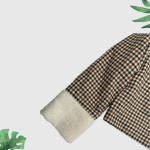 Toddler Sherpa Plaid Puffer Jacket - Image 3