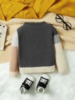 SHEIN boys Color Block Crew - Image 2