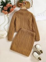SHEIN Knitted Skirt Sweater Kids - Image 4