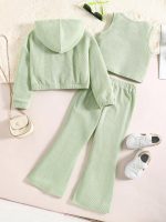 SHEIN Kids Flare Pants Hoodie Set - Image 2