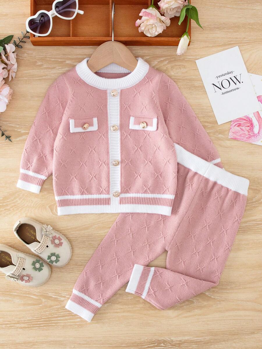 1691483135c4976c99db2befb8537dde2e5bdf0393_thumbnail_900x Shein Baby Girl Button Front Trim - Image 1