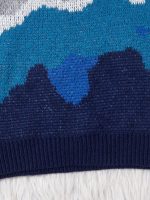 Shein Boys' Self-Design Sleeves Sweater - Image 3