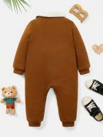SHEIN Teddy Lined Zipper  Jumpsuit - Image 2