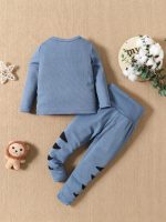 Shein kids Cartoon Tiger Pajamas Graphic - Image 2