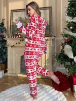 SHEIN Christmas Printed Jumpsuit Nightwear - Image 4